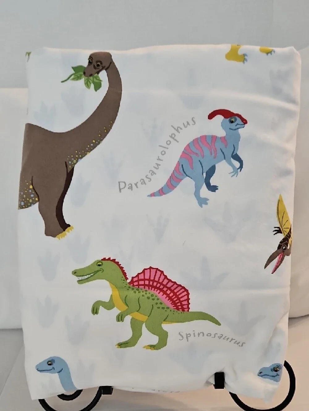 IKEA Jattelik Multicolor Dinosaur Tyrannosaurus Rex Twin Duvet Sham Set